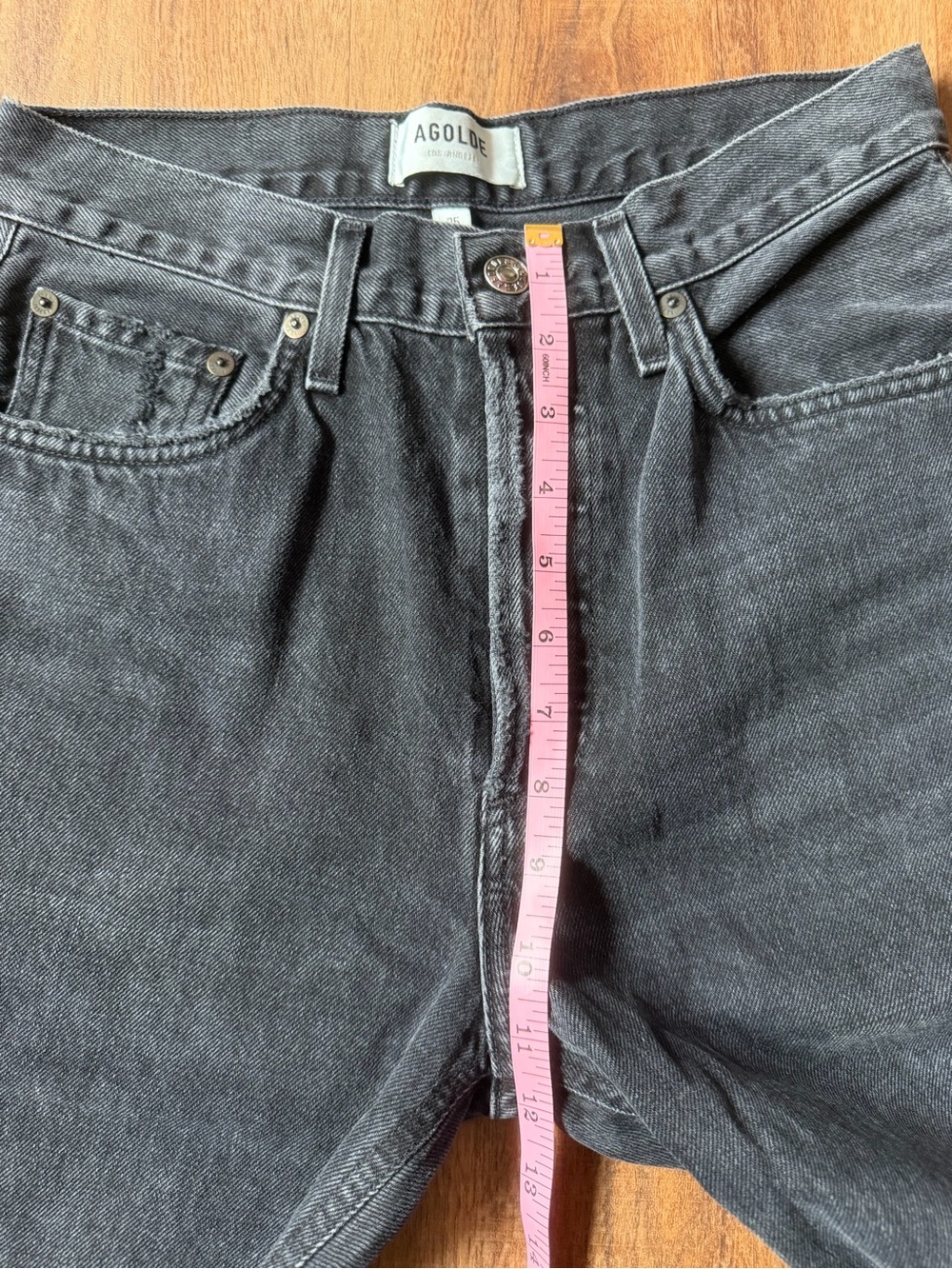 AGOLDE Lana Vintage Straight Disorder Jean Size 25 - Picture 5 of 10
